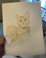 Load image into Gallery viewer, Custom Watercolor Pet Portaits