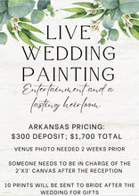 Load image into Gallery viewer, Custom Watercolor Wedding Portait