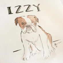 Load image into Gallery viewer, Custom Watercolor Pet Portaits