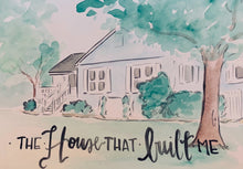 Load image into Gallery viewer, Custom Watercolor House Painting
