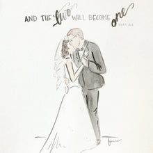 Load image into Gallery viewer, Custom Watercolor Wedding Portait
